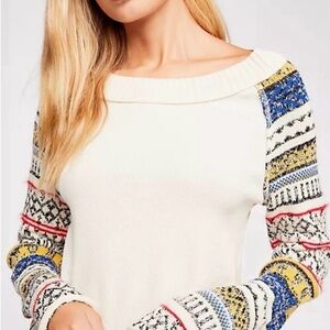 Free People Boho Fairground Thermal Top